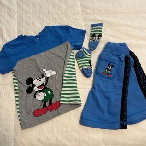 Disney Hanna Andersson Mickey Outfit size 4T